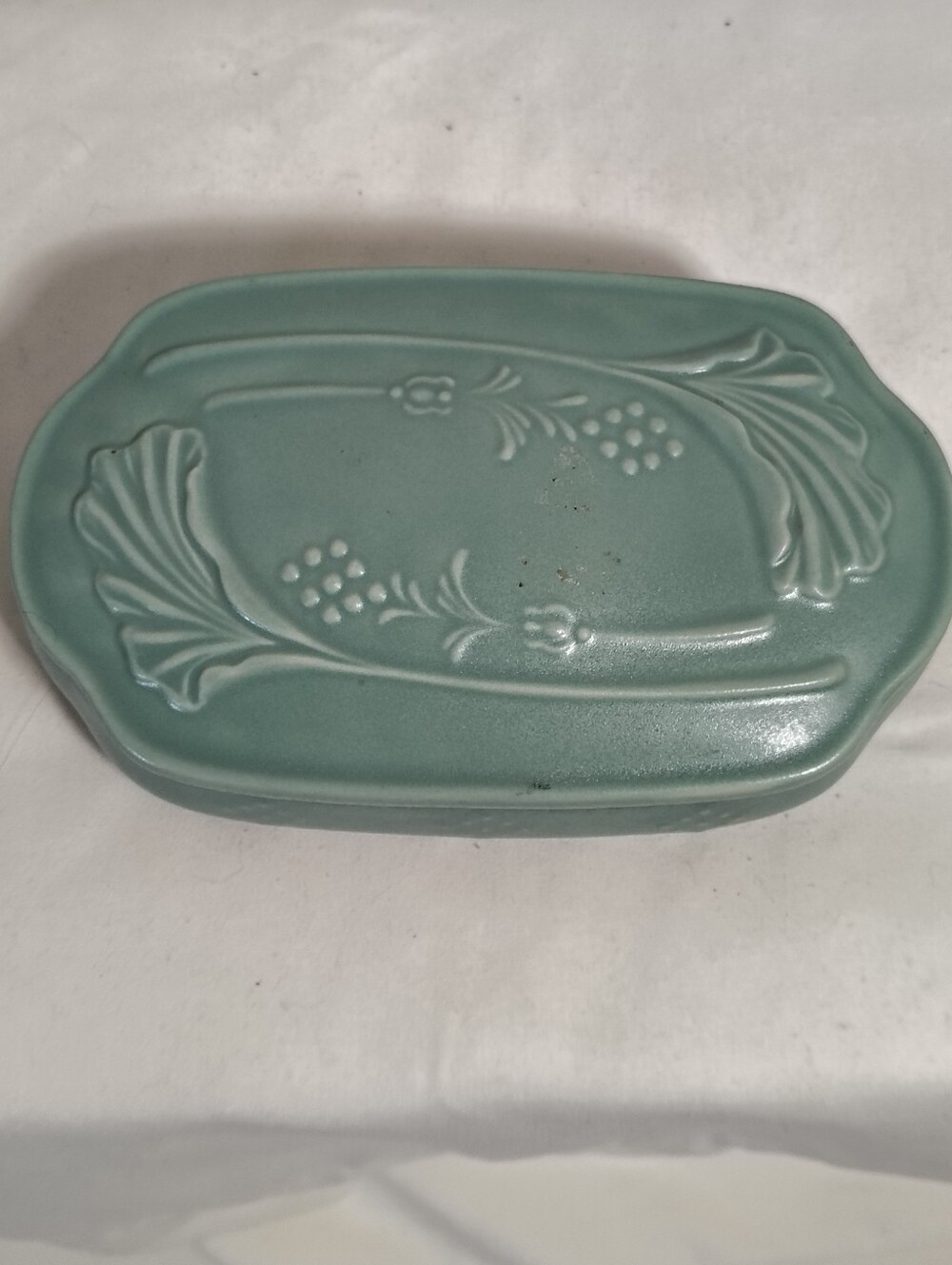 Porcelain Floral Trinket Storage Box